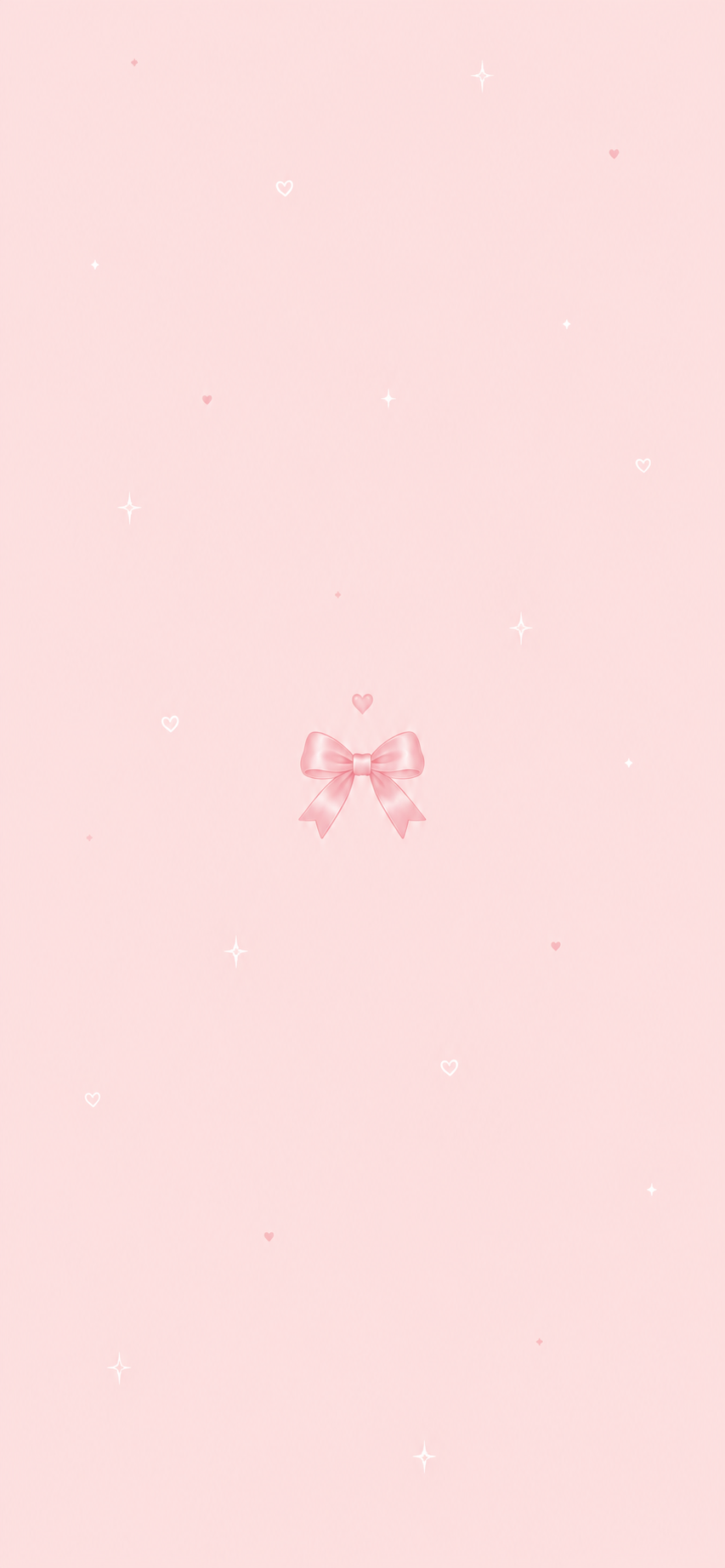 Light pink coquette iPhone wallpaper with a delicate repeating pattern